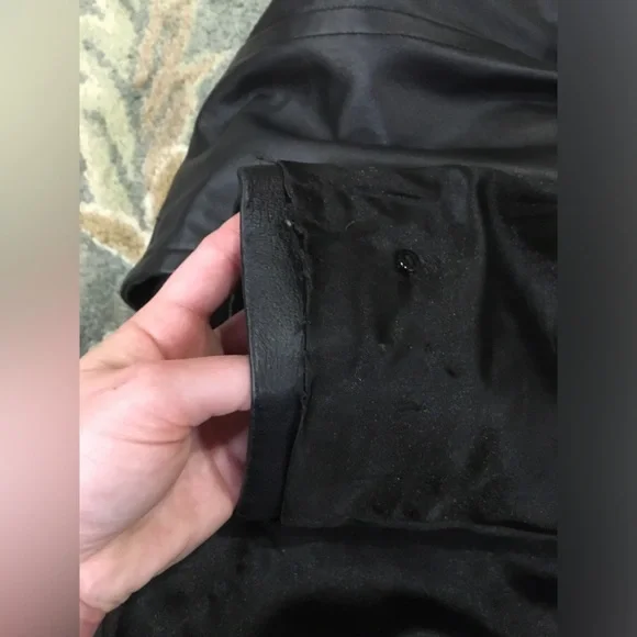 BAGATELLE Vintage Black Hooded Genuine Leather Jacket Womens US Large - Picture 13 of 17